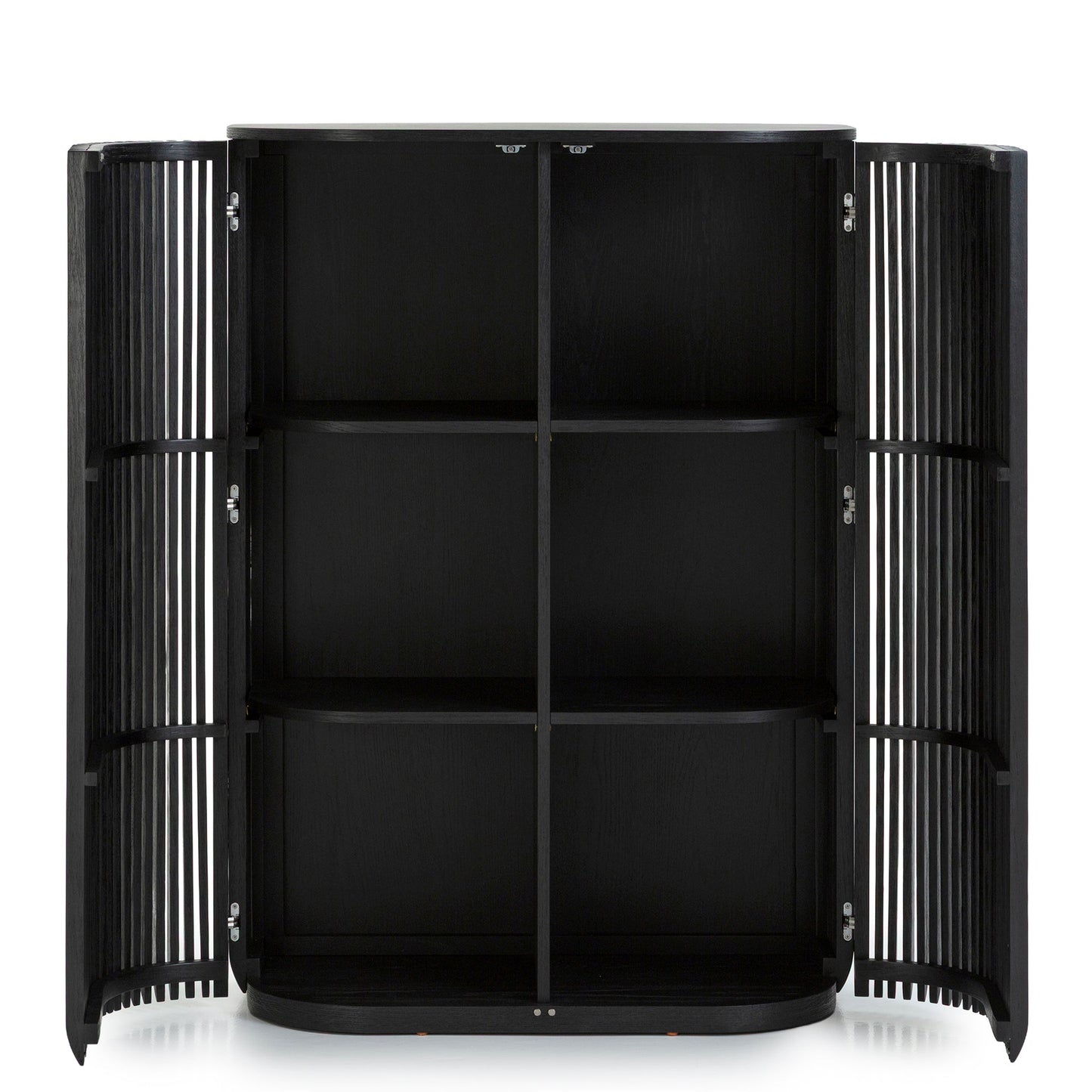 1.35m (H) High Board Unit - Black Stain