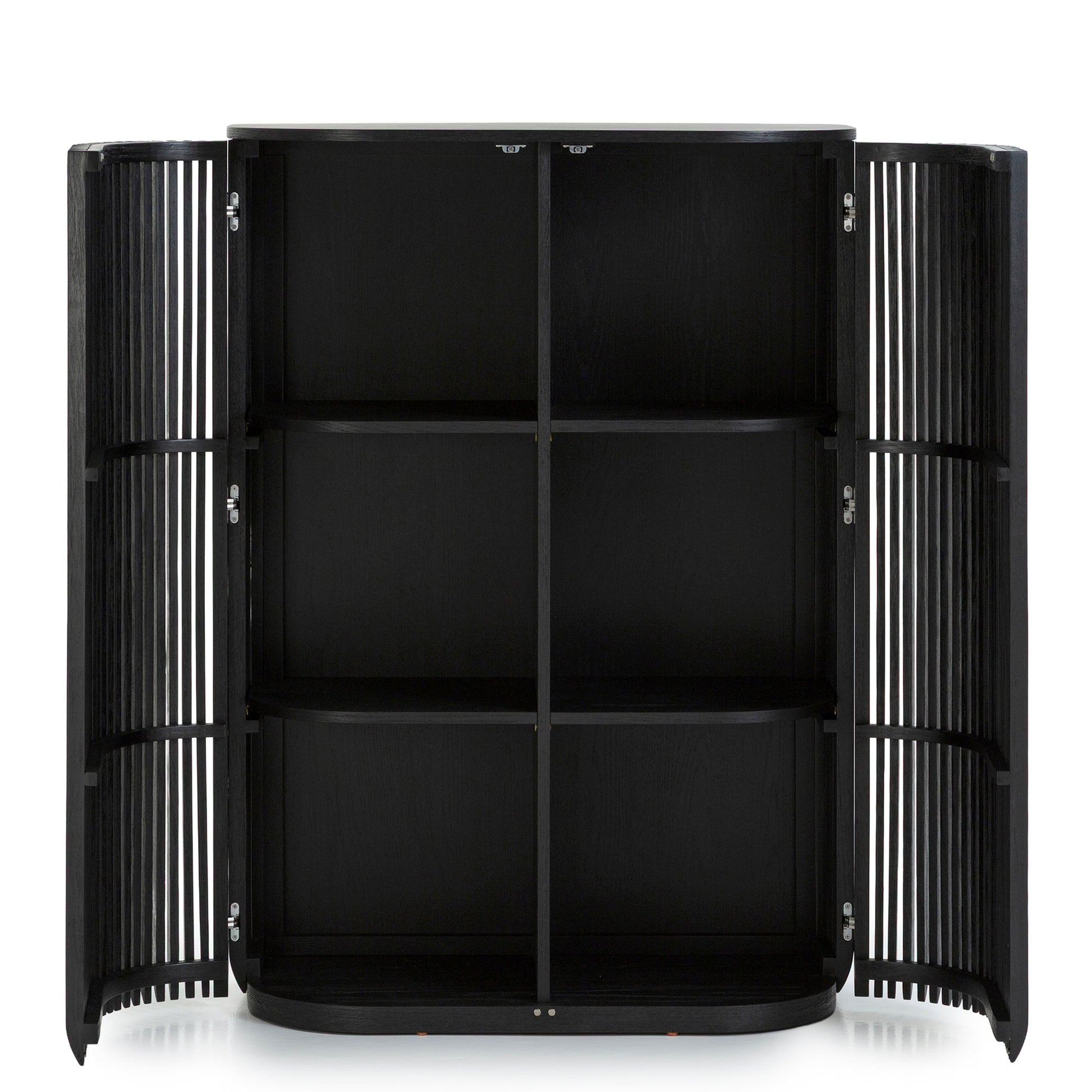 1.35m (H) High Board Unit - Black Stain