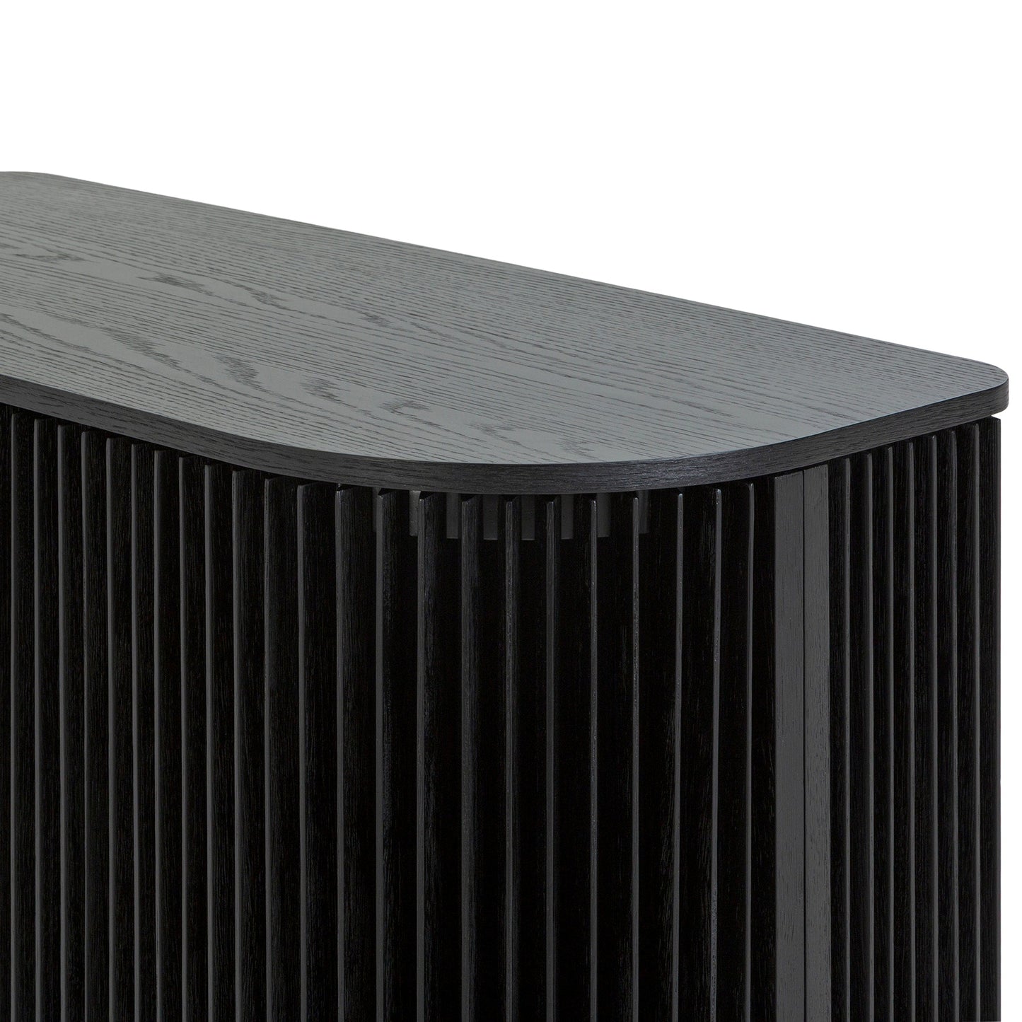 1.35m (H) High Board Unit - Black Stain