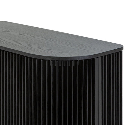 1.35m (H) High Board Unit - Black Stain