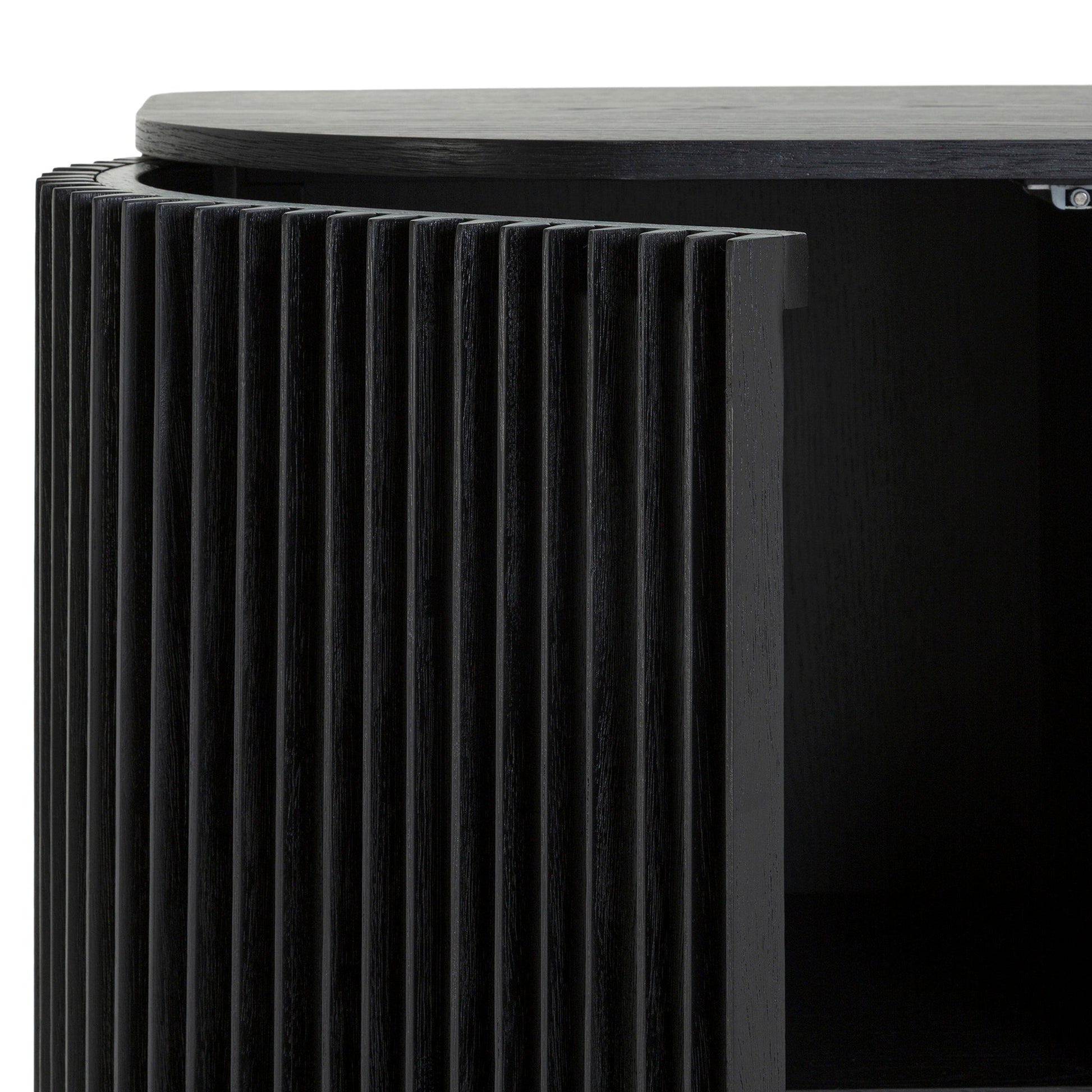 1.35m (H) High Board Unit - Black Stain