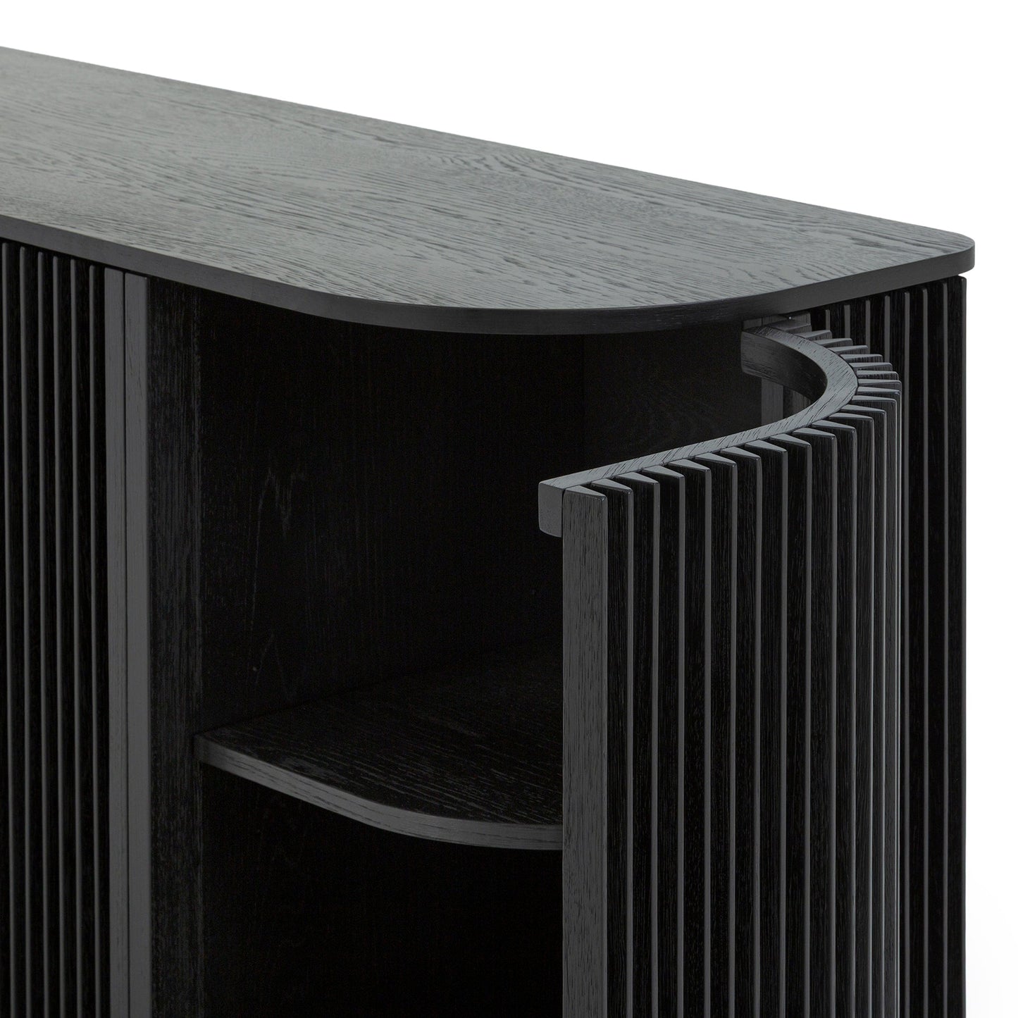 1.73m Sideboard Unit - Black Stain