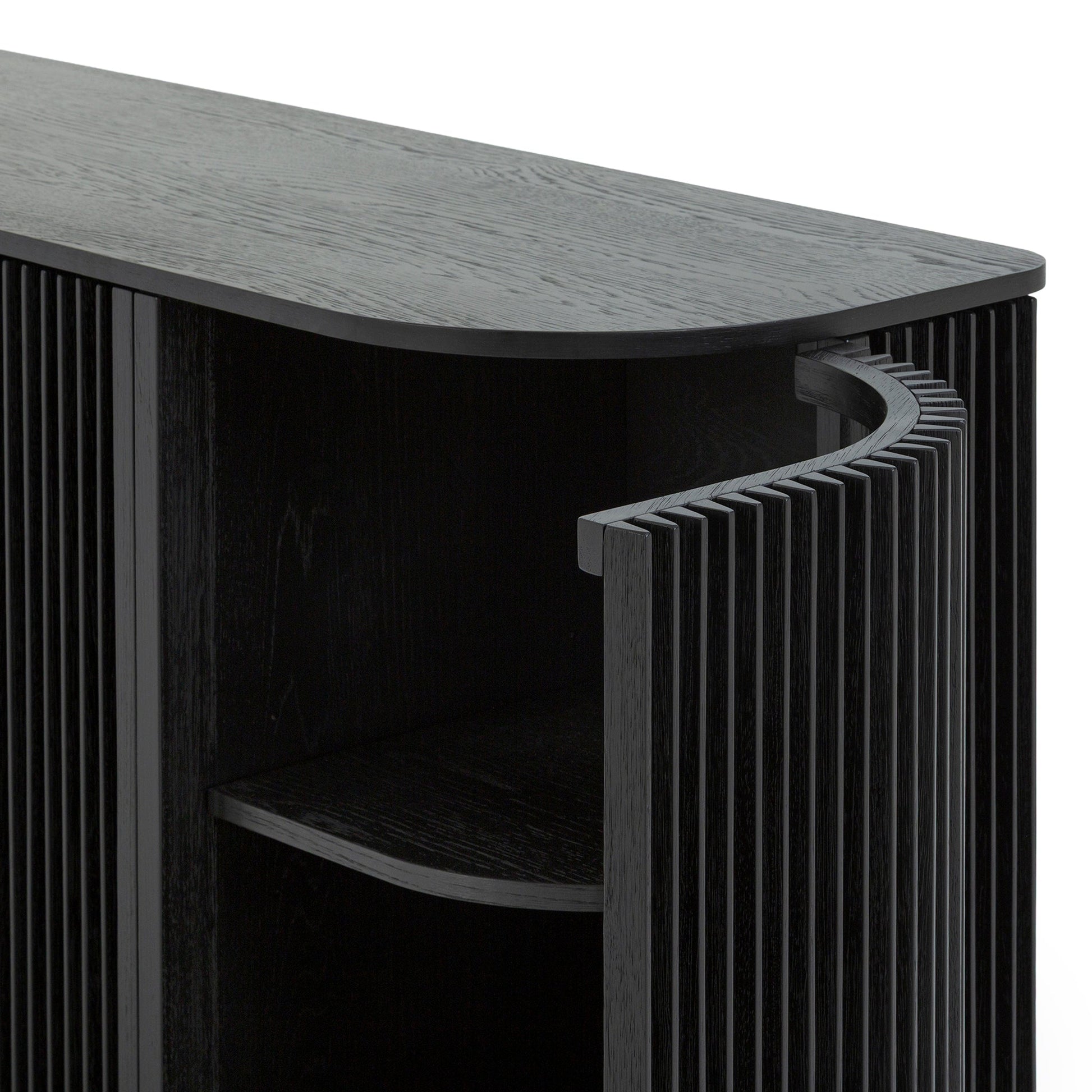 1.73m Sideboard Unit - Black Stain