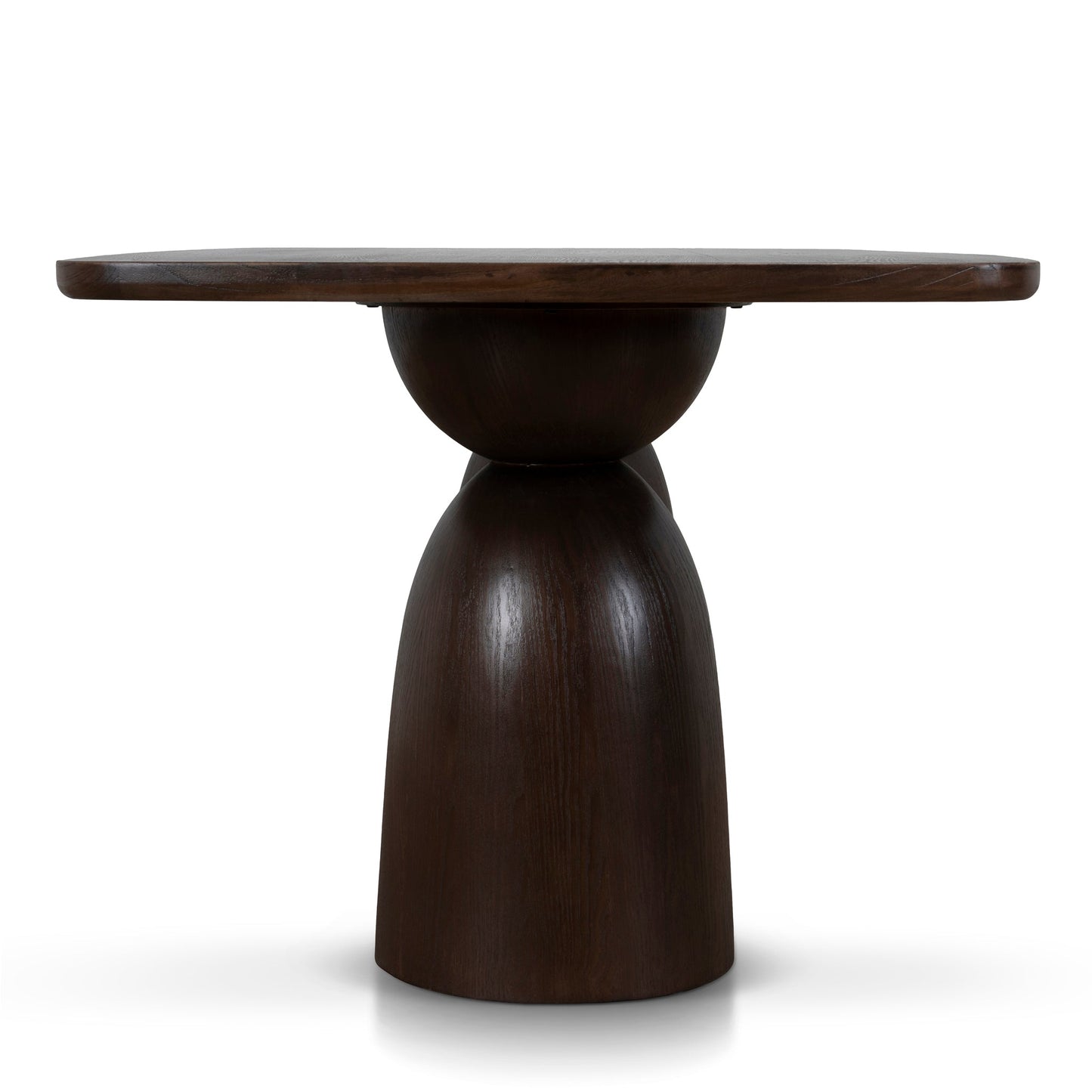 2.2m Elm Dining Table - Walnut