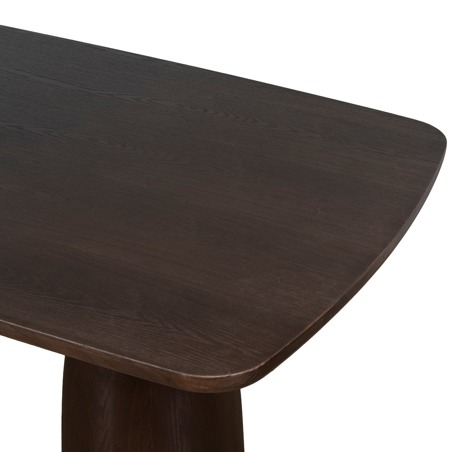 2.2m Elm Dining Table - Walnut