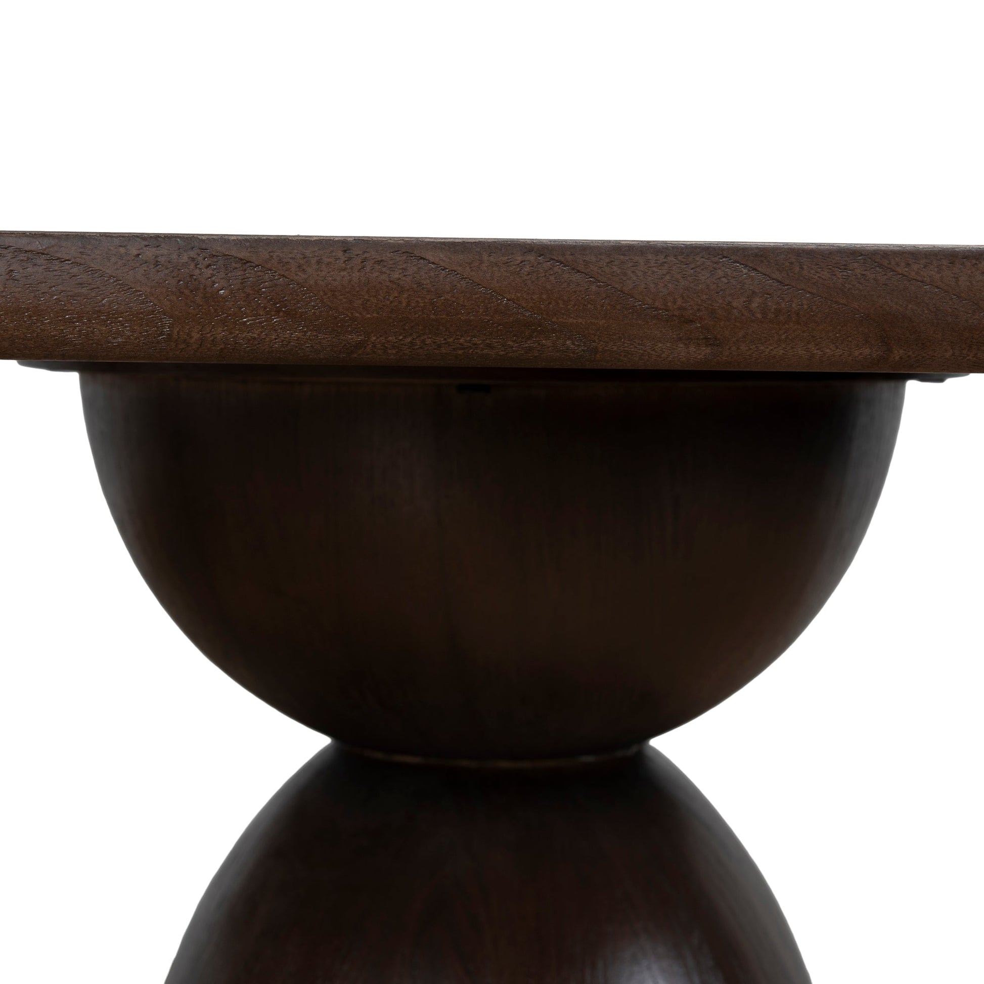 2.2m Elm Dining Table - Walnut