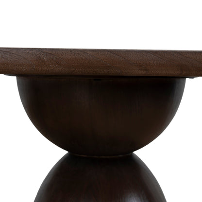 2.2m Elm Dining Table - Walnut