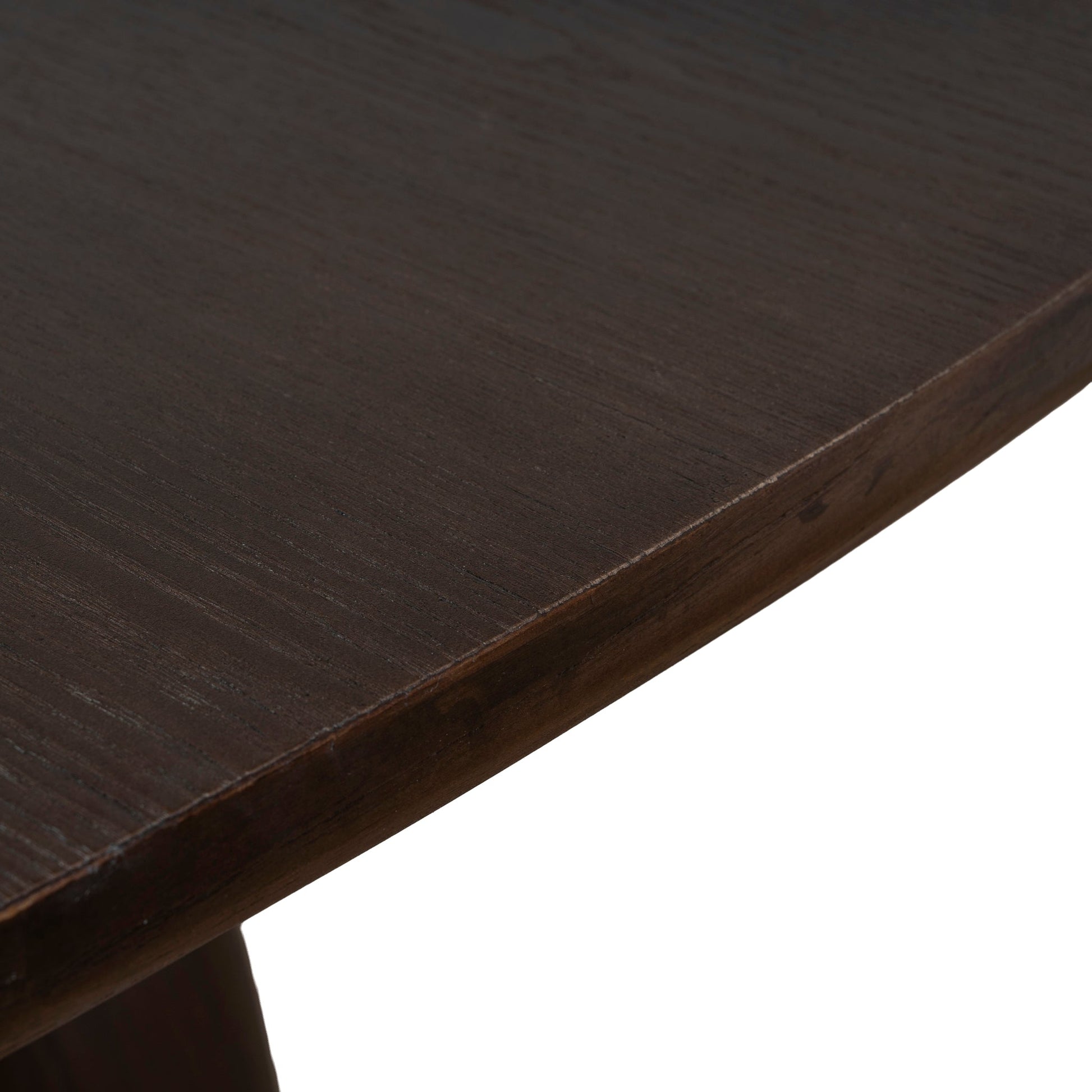 2.2m Elm Dining Table - Walnut