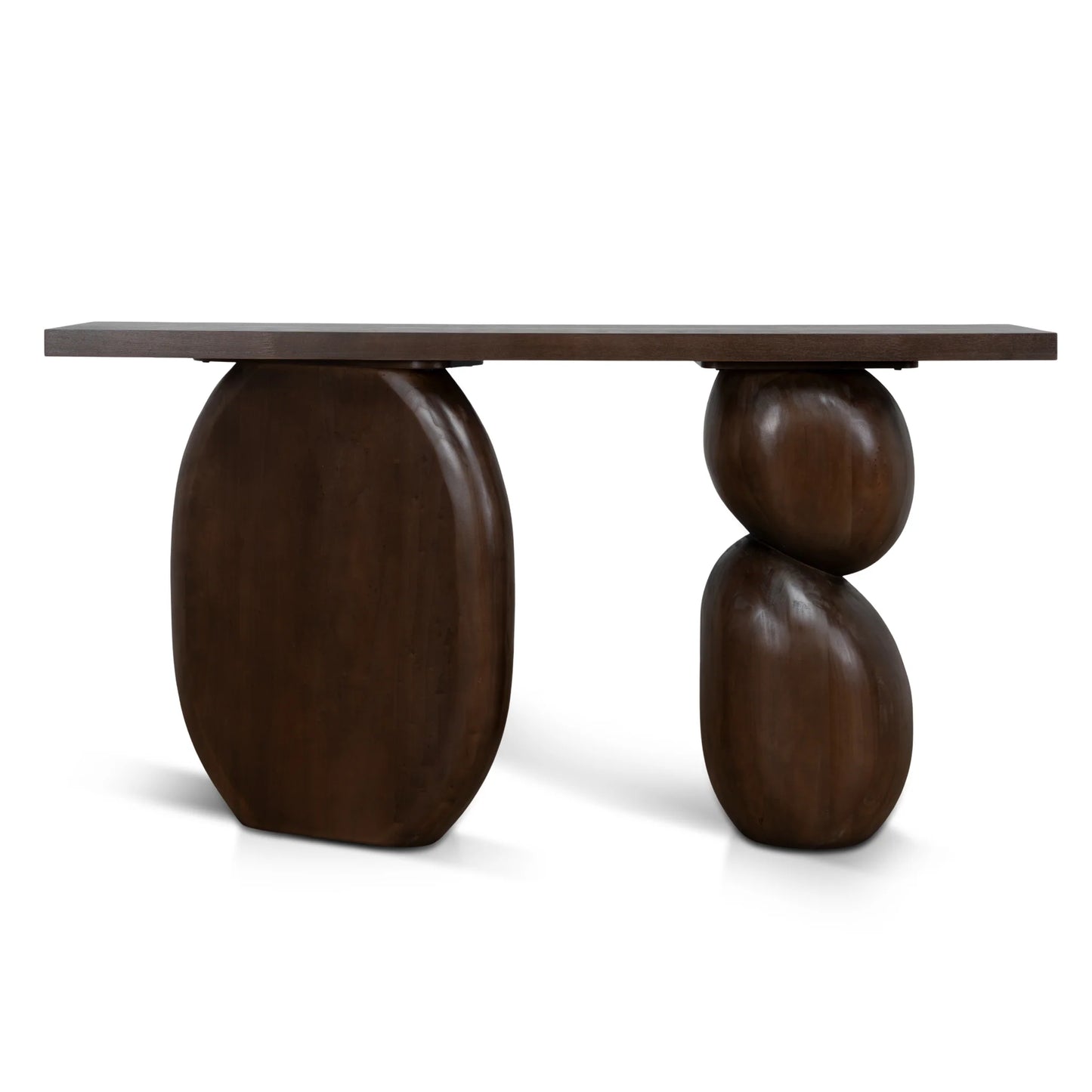 1.6m Elm Console Table - Walnut
