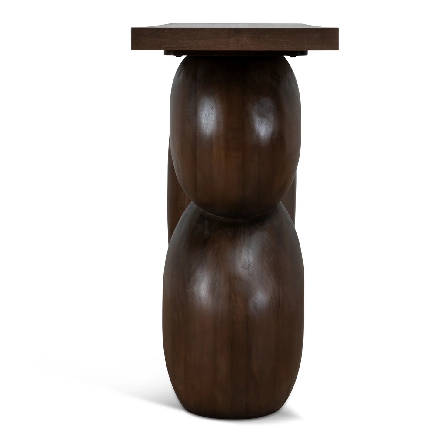 1.6m Elm Console Table - Walnut