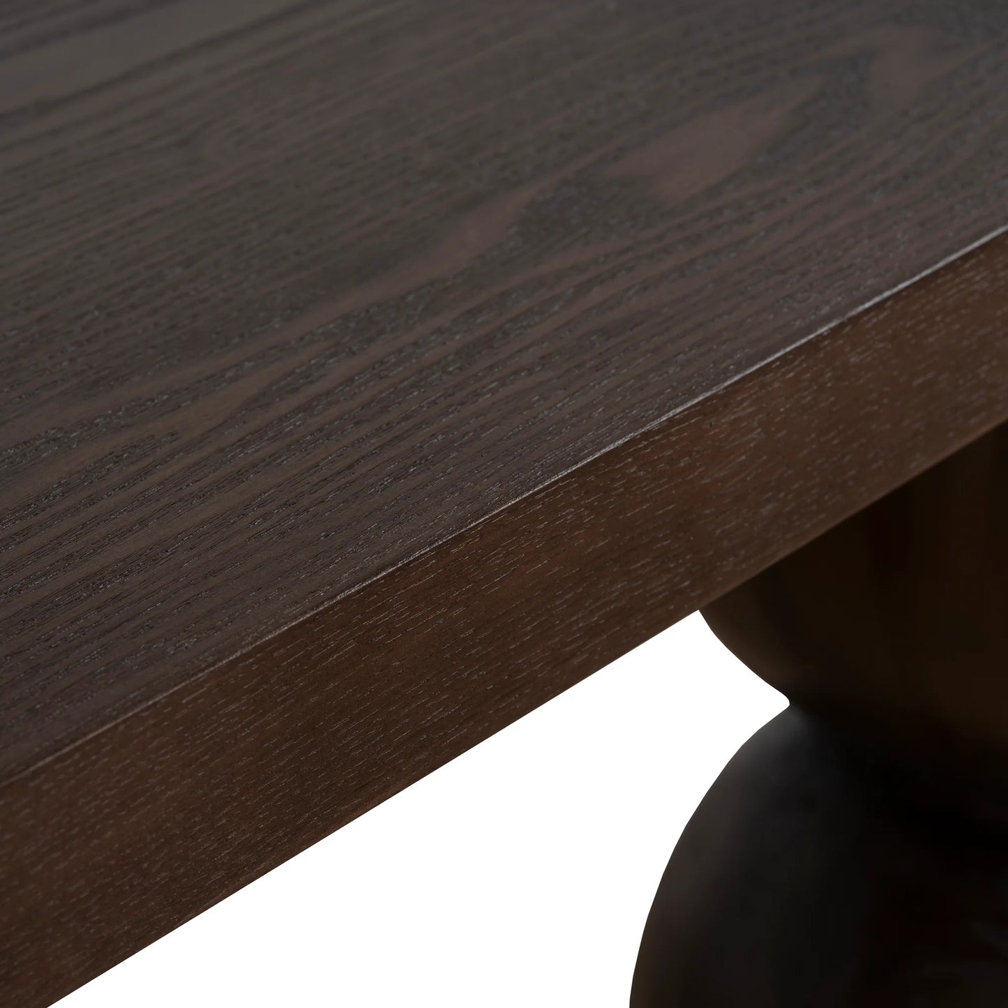 1.6m Elm Console Table - Walnut