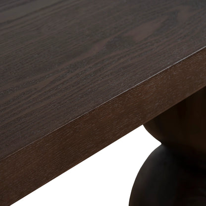 1.6m Elm Console Table - Walnut