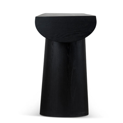 1.8m Elm Console Table in Full Black