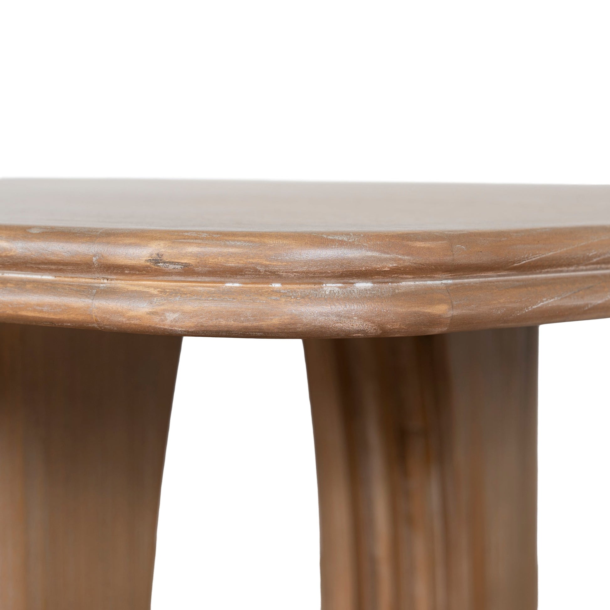 2.4m Elm Dining Table - Natural