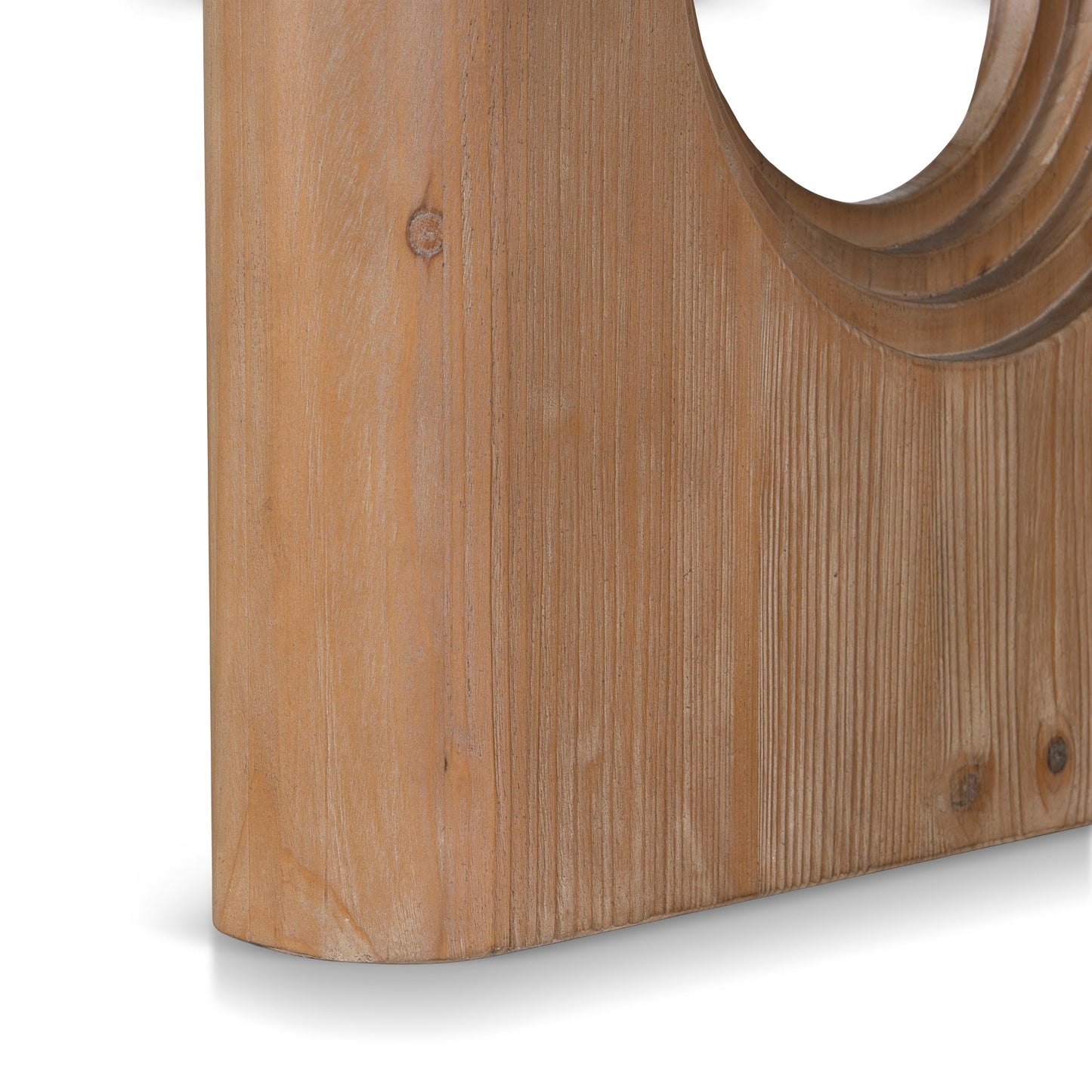 2.4m Elm Dining Table - Natural