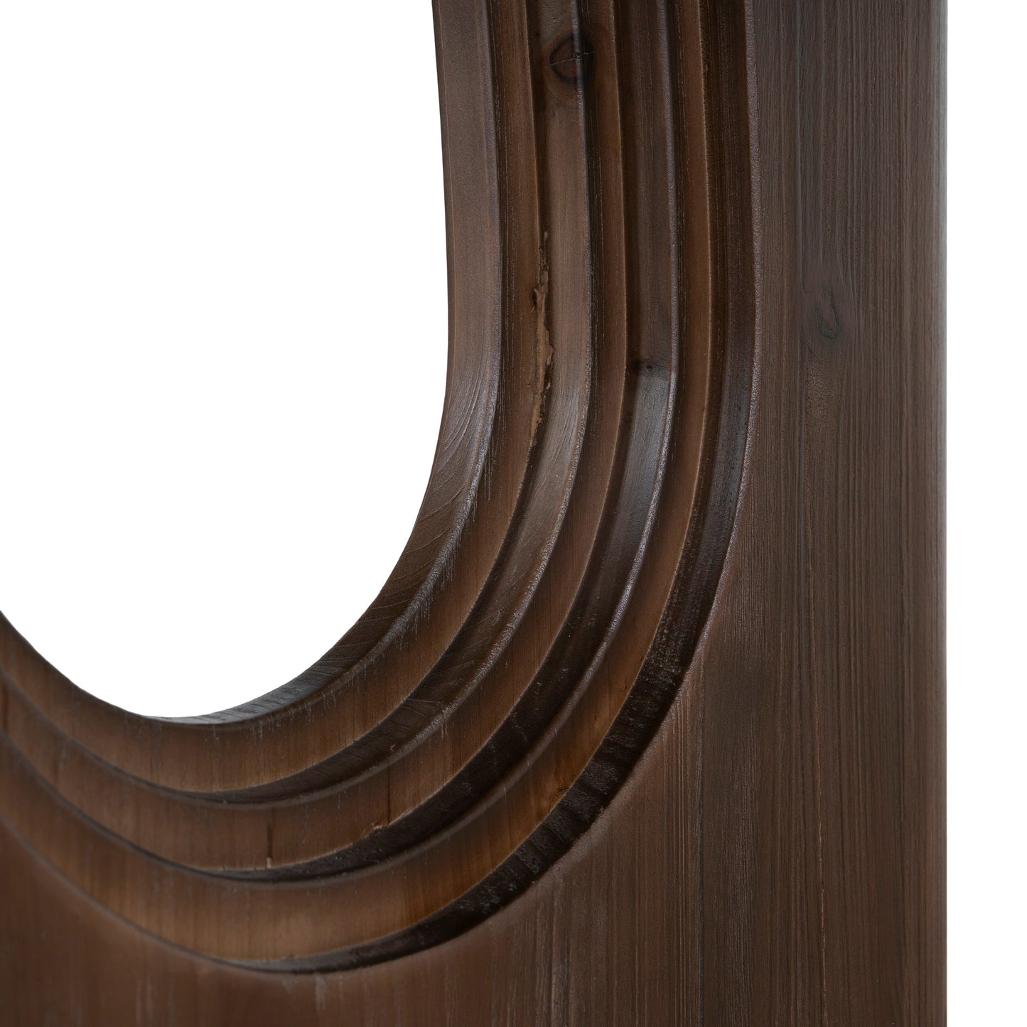 2.4m Elm Dining Table - Walnut