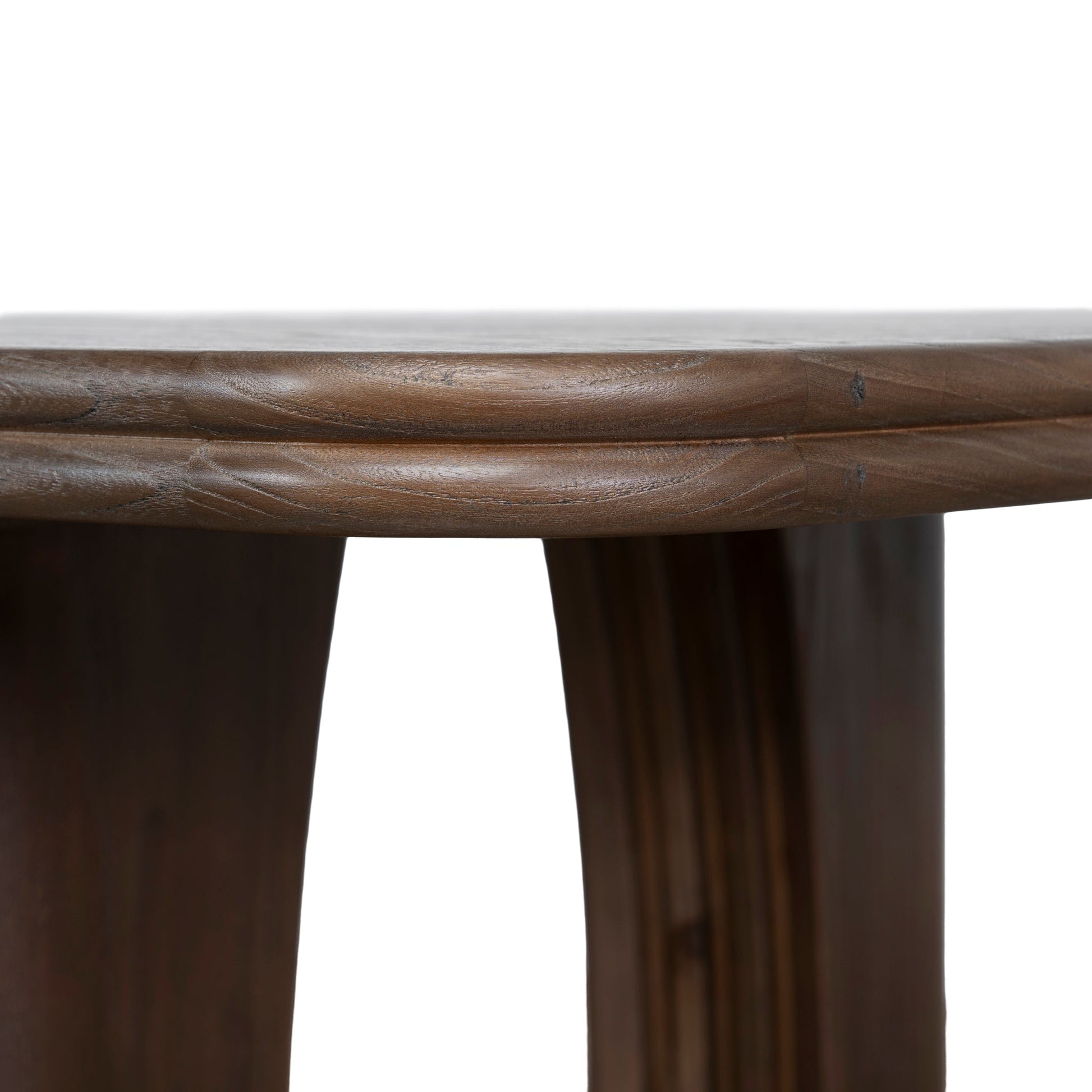 2.4m Elm Dining Table - Walnut