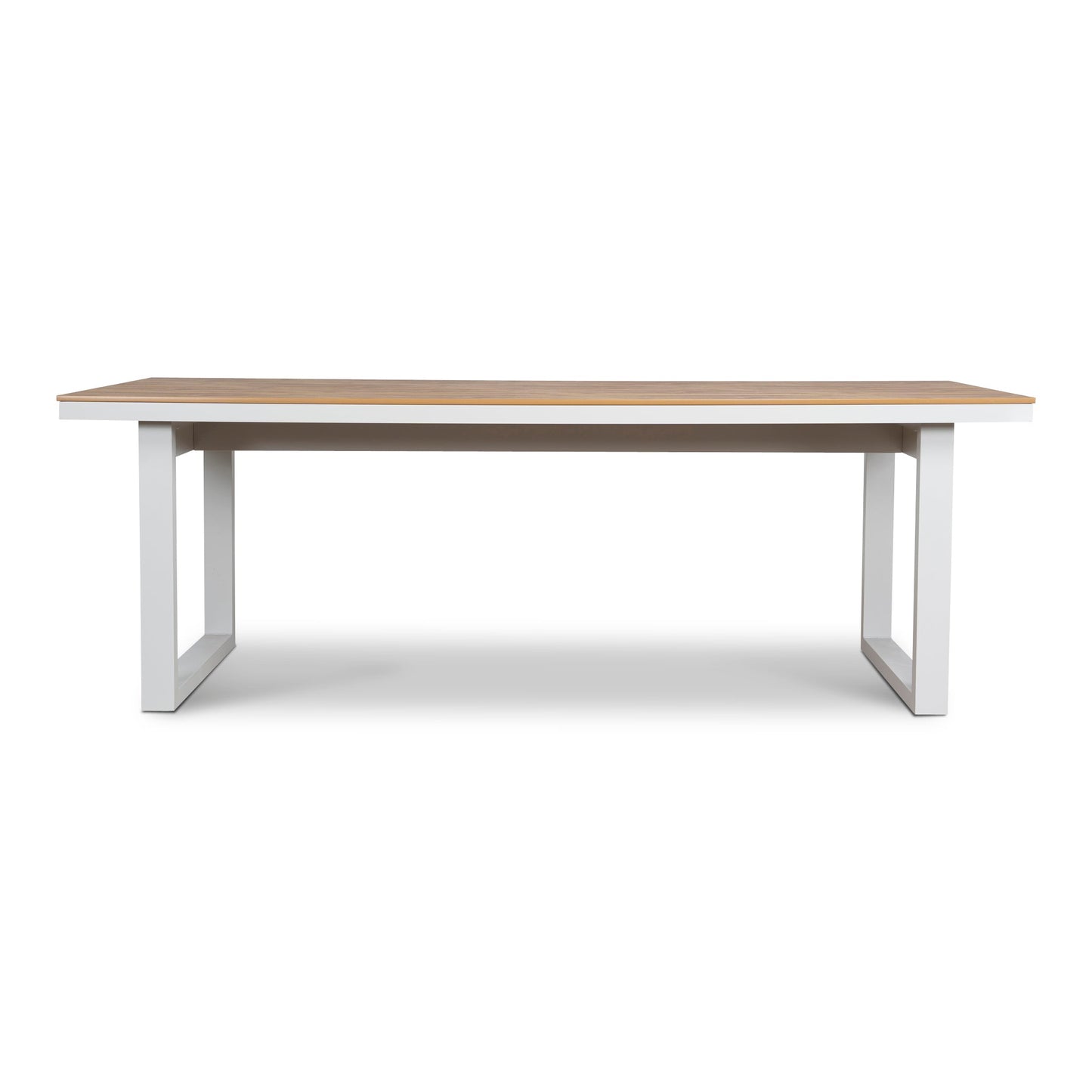 2.3m Sand White Outdoor Dining Table - Natural