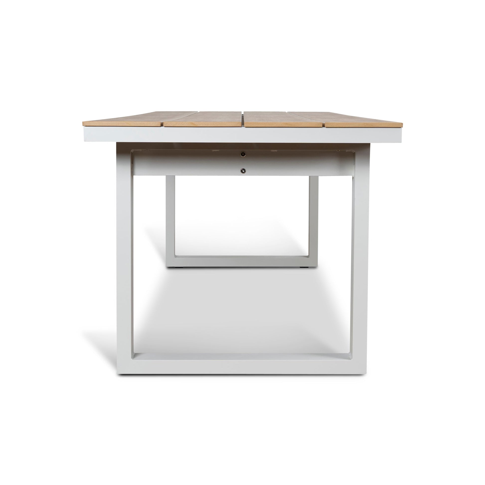 2.3m Sand White Outdoor Dining Table - Natural