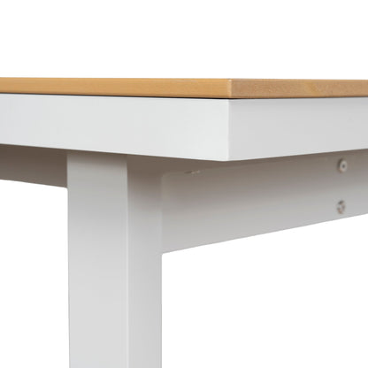 2.3m Sand White Outdoor Dining Table - Natural