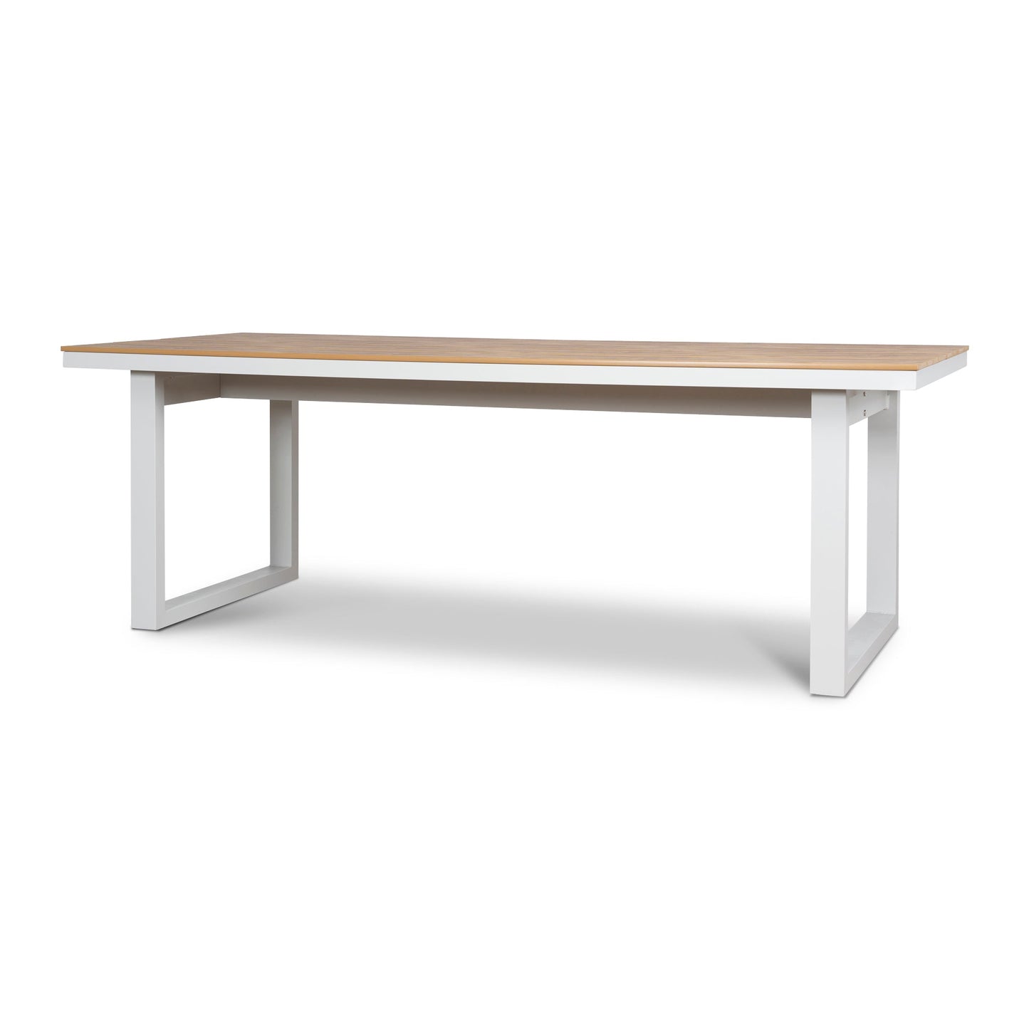 2.3m Sand White Outdoor Dining Table - Natural