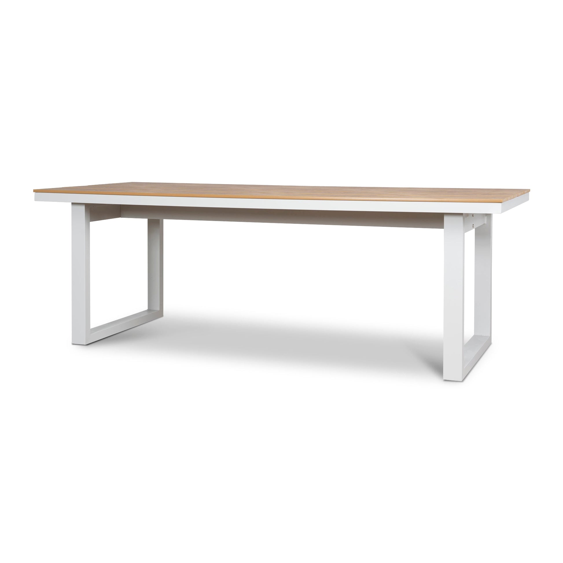 2.3m Sand White Outdoor Dining Table - Natural
