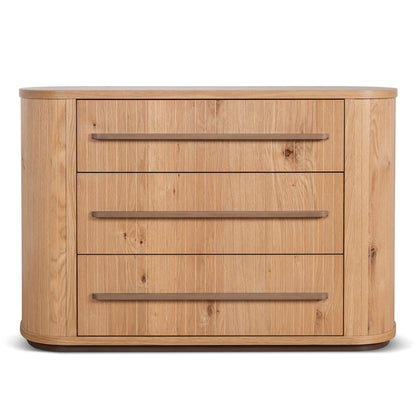 Chest of 3 Drawers - Knotty Oak