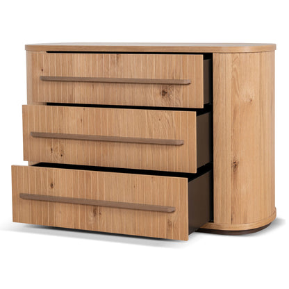 Chest of 3 Drawers - Knotty Oak