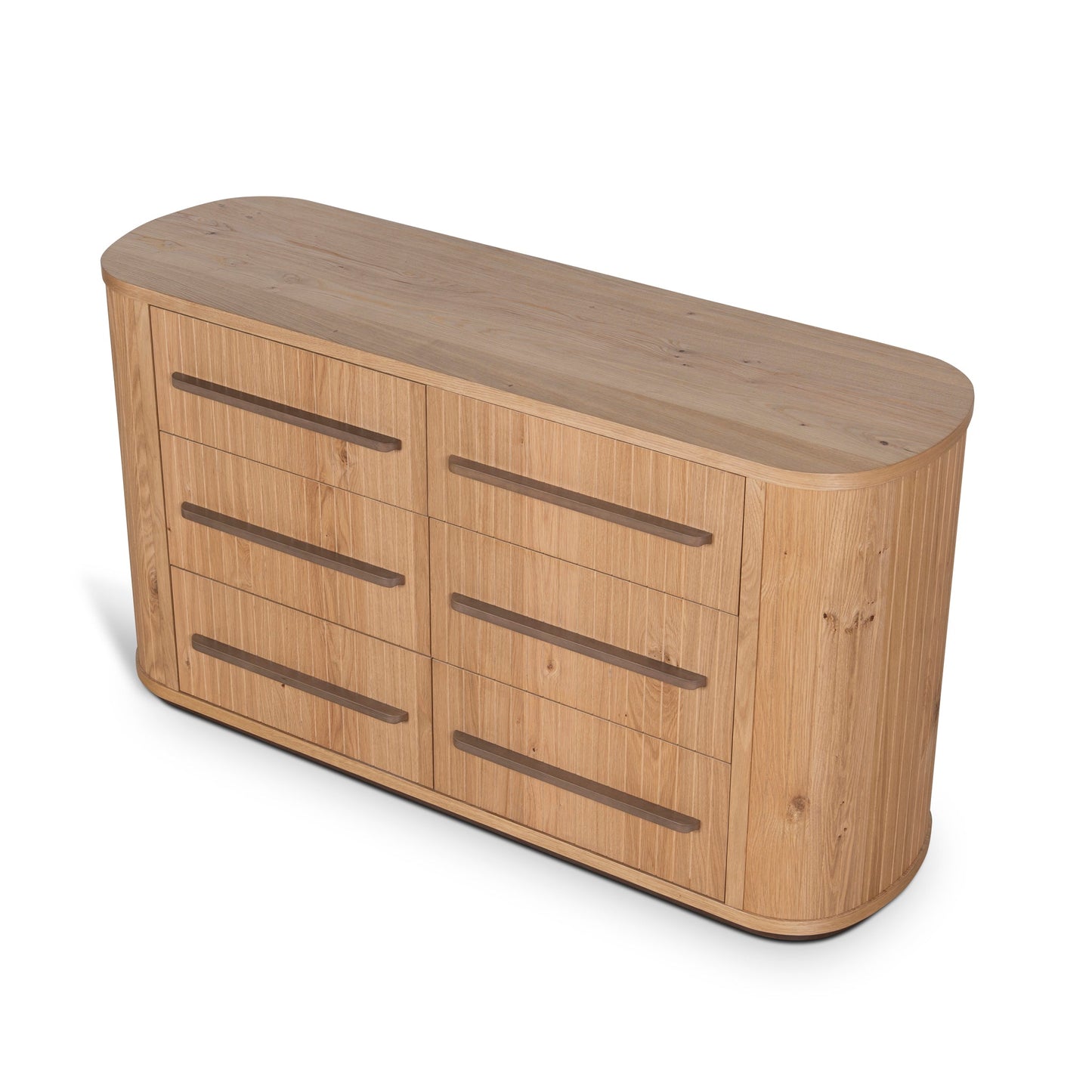 Chest of 6 Drawers - Knotty Oak