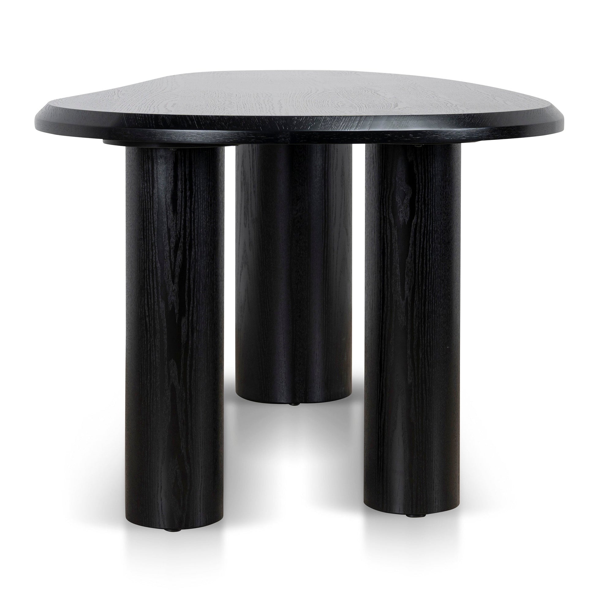 2.1m Oval Dining Table - Full Black