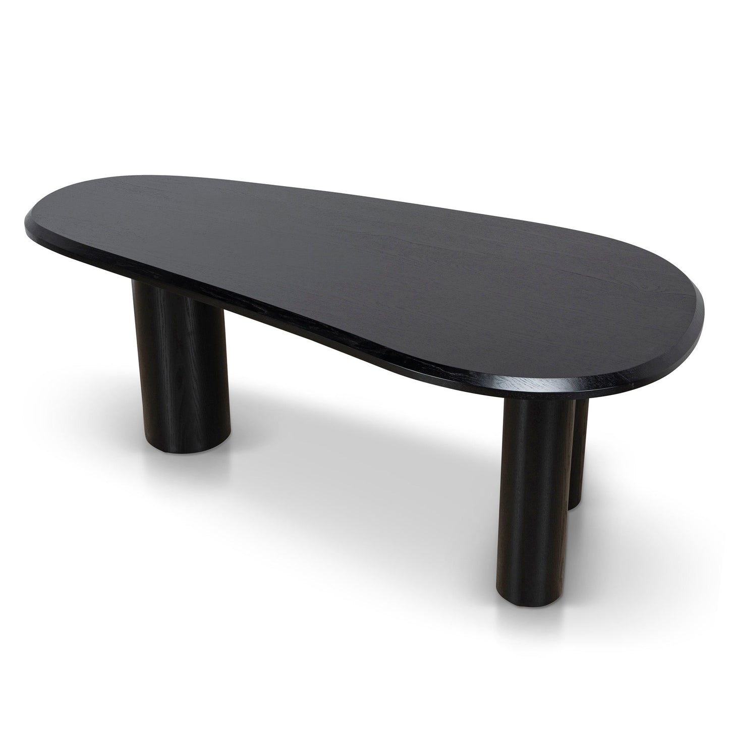 2.1m Oval Dining Table - Full Black