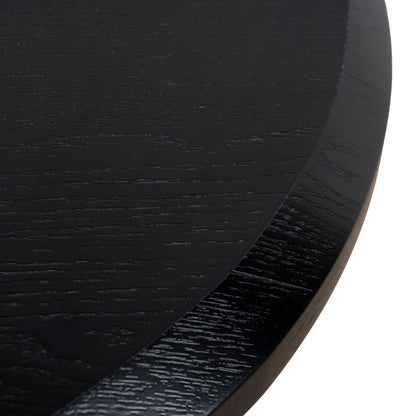 2.1m Oval Dining Table - Full Black