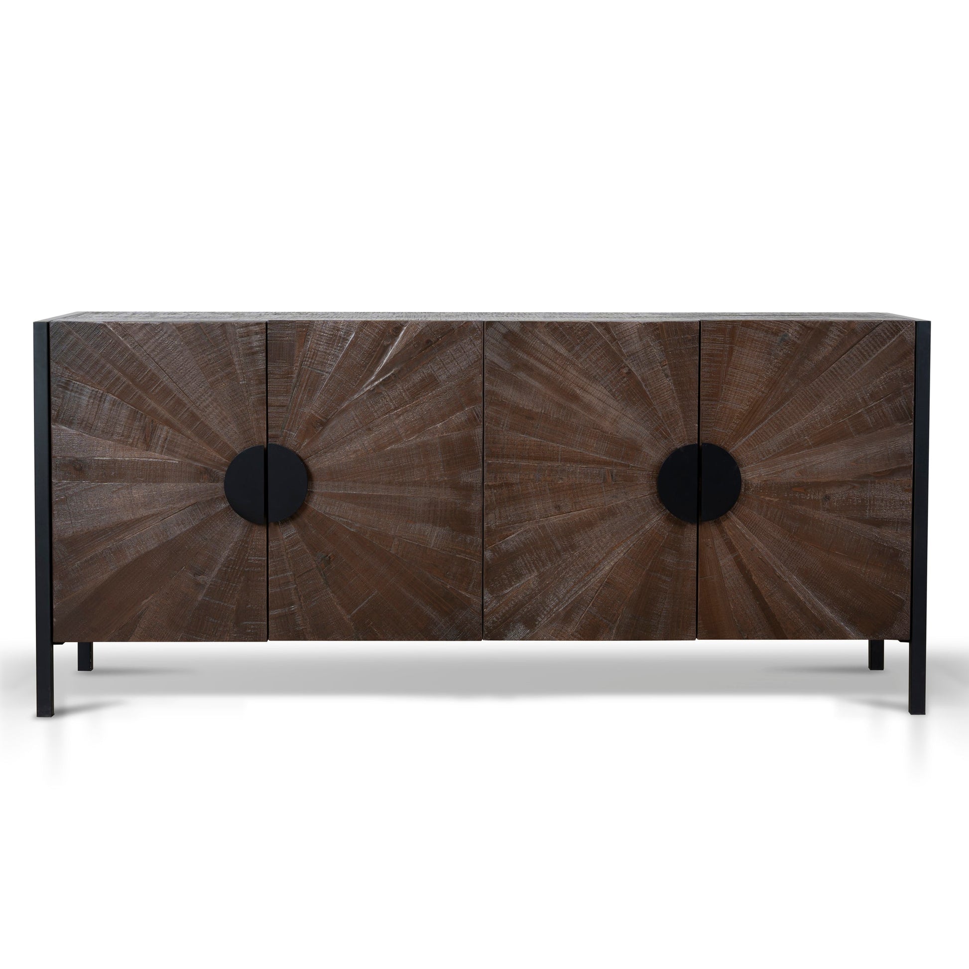 1.8m Wooden Buffet Unit - Walnut