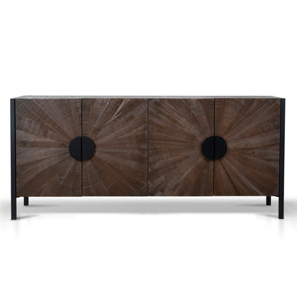 1.8m Wooden Buffet Unit - Walnut