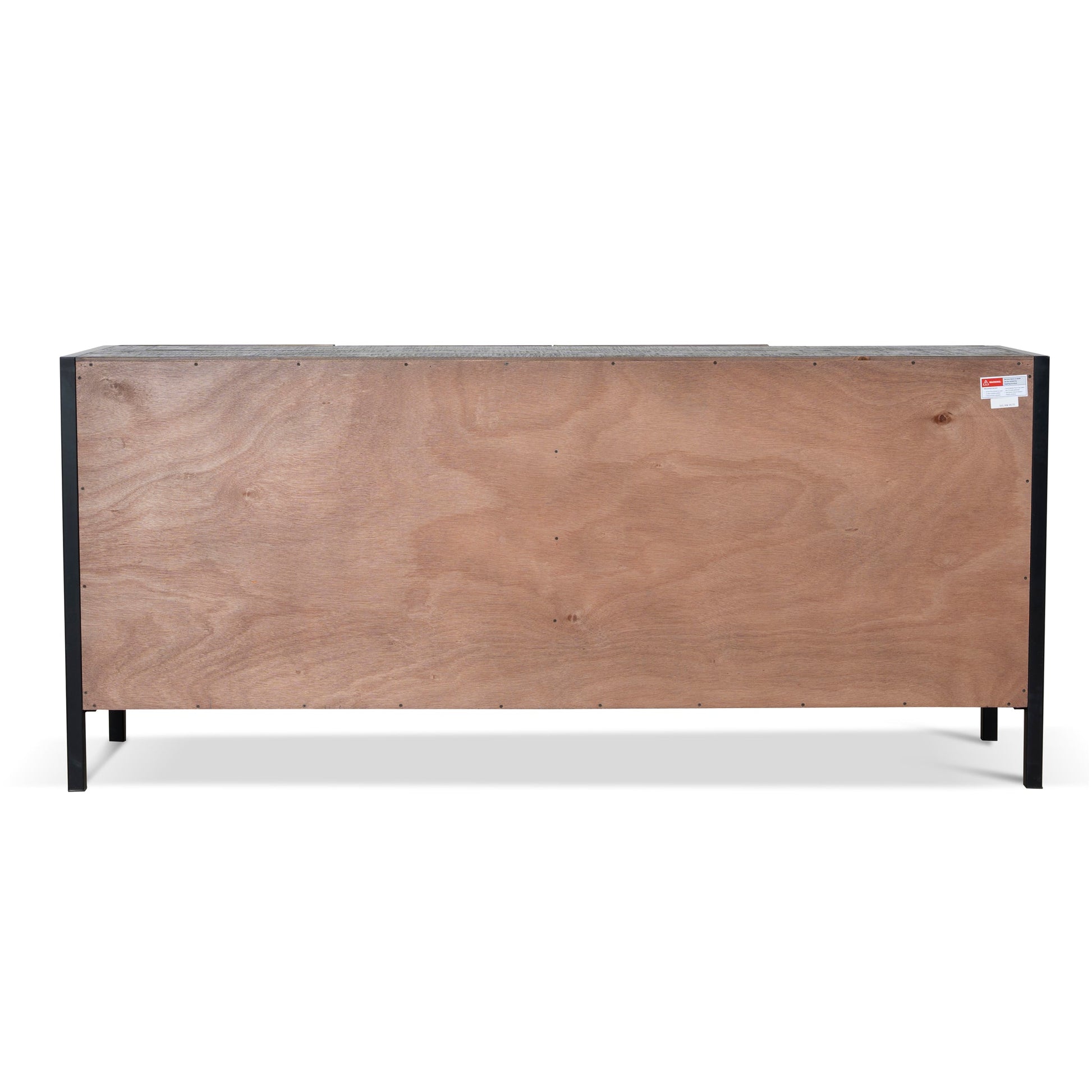 1.8m Wooden Buffet Unit - Walnut