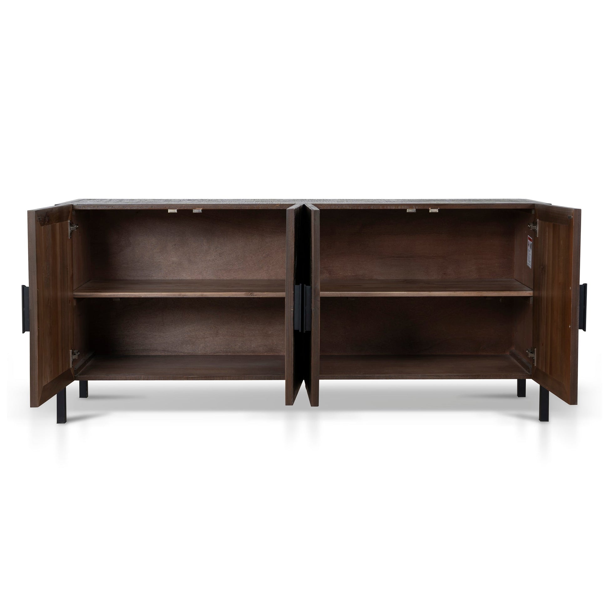 1.8m Wooden Buffet Unit - Walnut