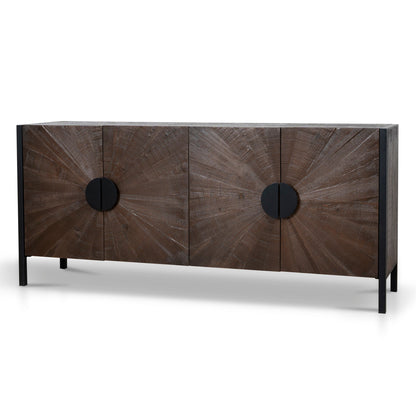 1.8m Wooden Buffet Unit - Walnut