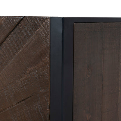 1.8m Wooden Buffet Unit - Walnut