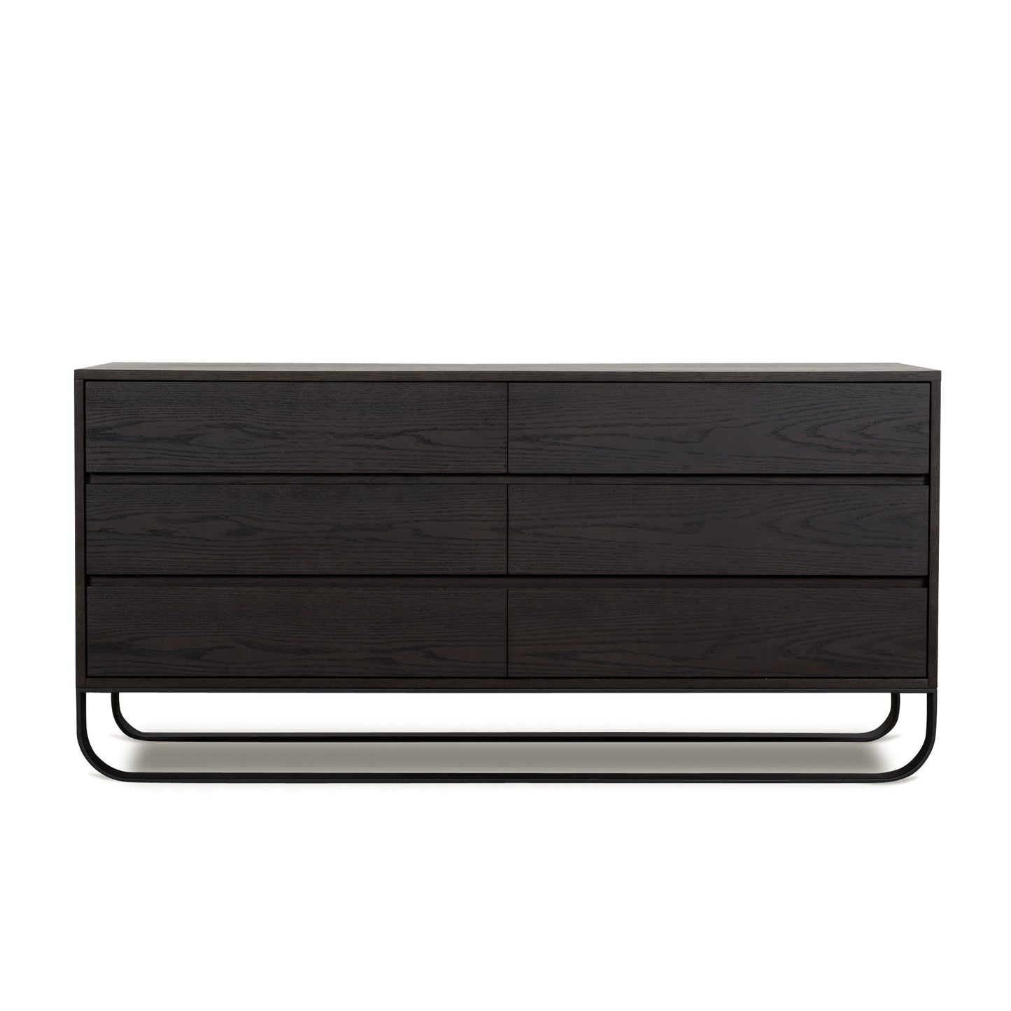 1.6m Dresser Unit - Dark Walnut