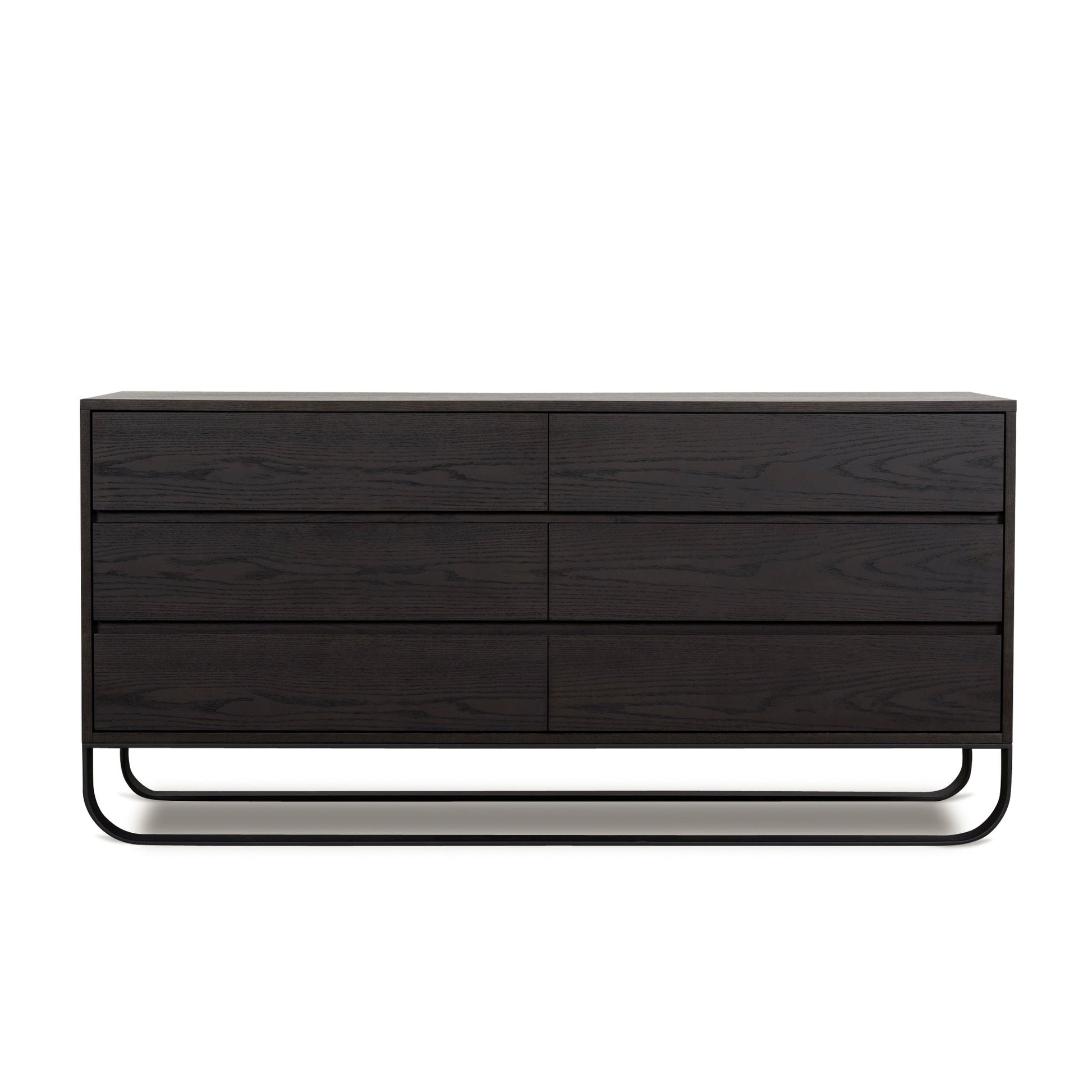 1.6m Dresser Unit - Dark Walnut