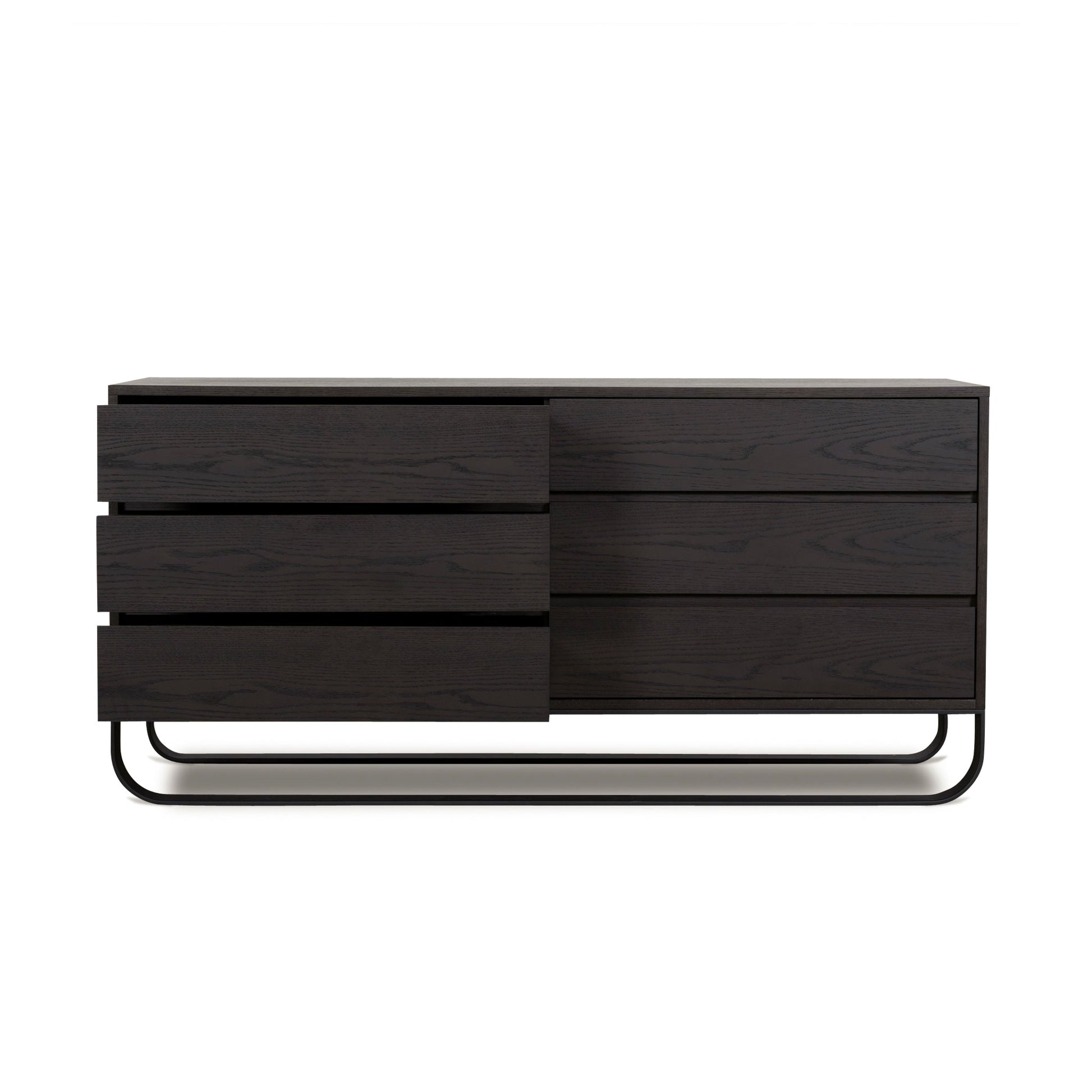 1.6m Dresser Unit - Dark Walnut