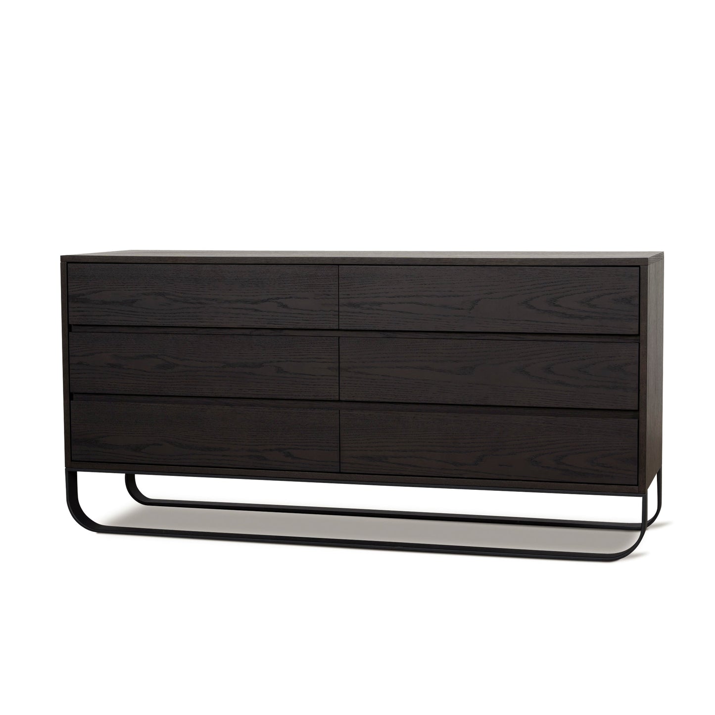 1.6m Dresser Unit - Dark Walnut
