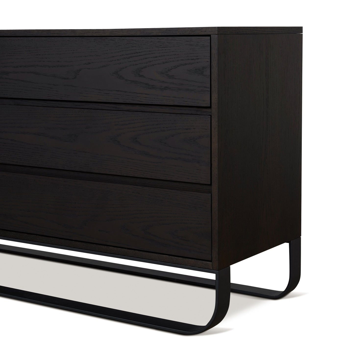 1.6m Dresser Unit - Dark Walnut