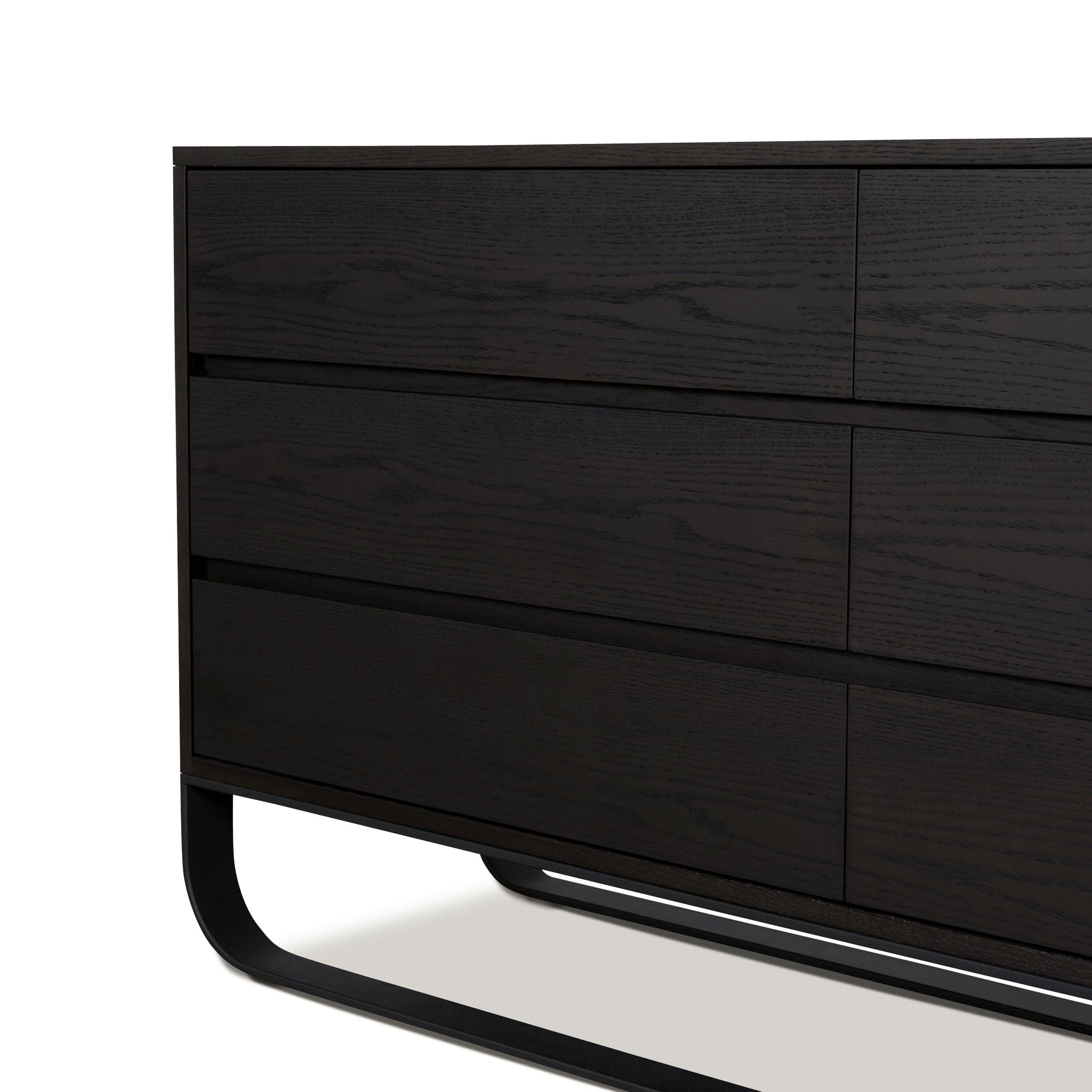 1.6m Dresser Unit - Dark Walnut