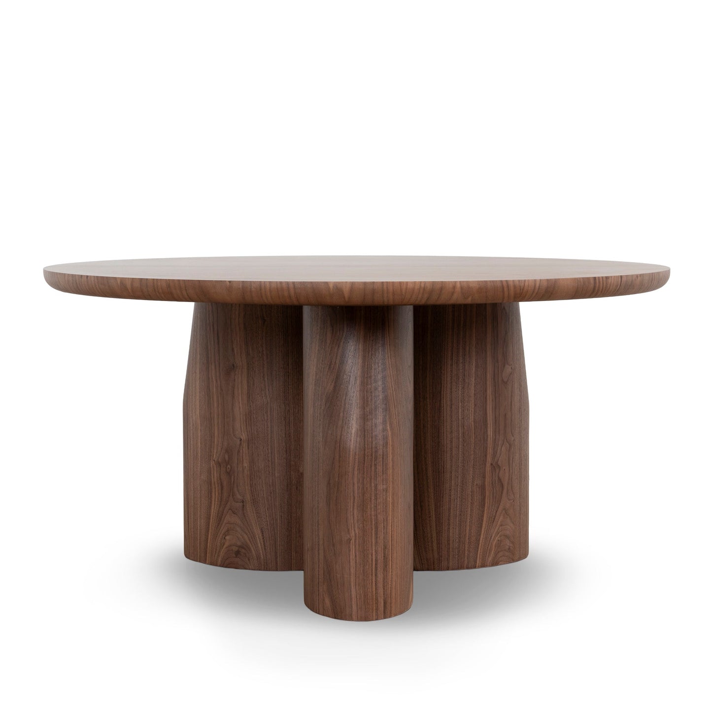 1.5m Round Dining Table - Walnut
