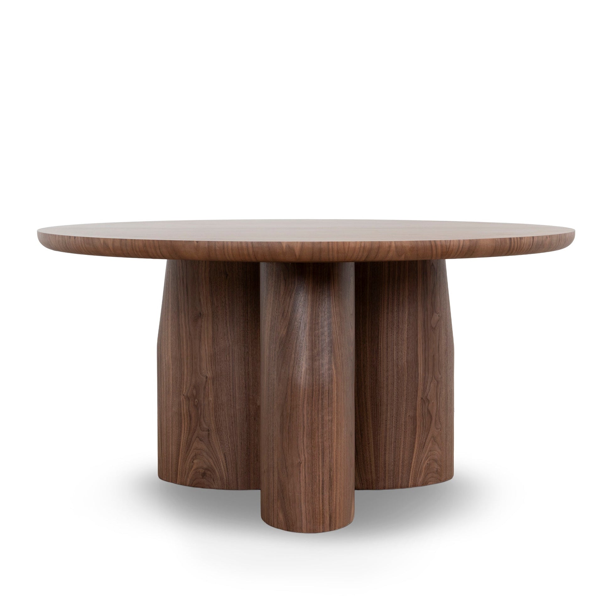 1.5m Round Dining Table - Walnut
