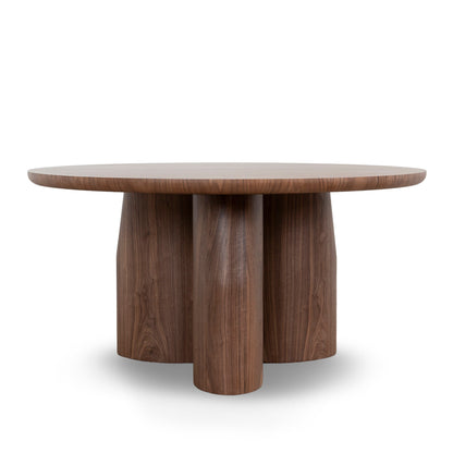 1.5m Round Dining Table - Walnut