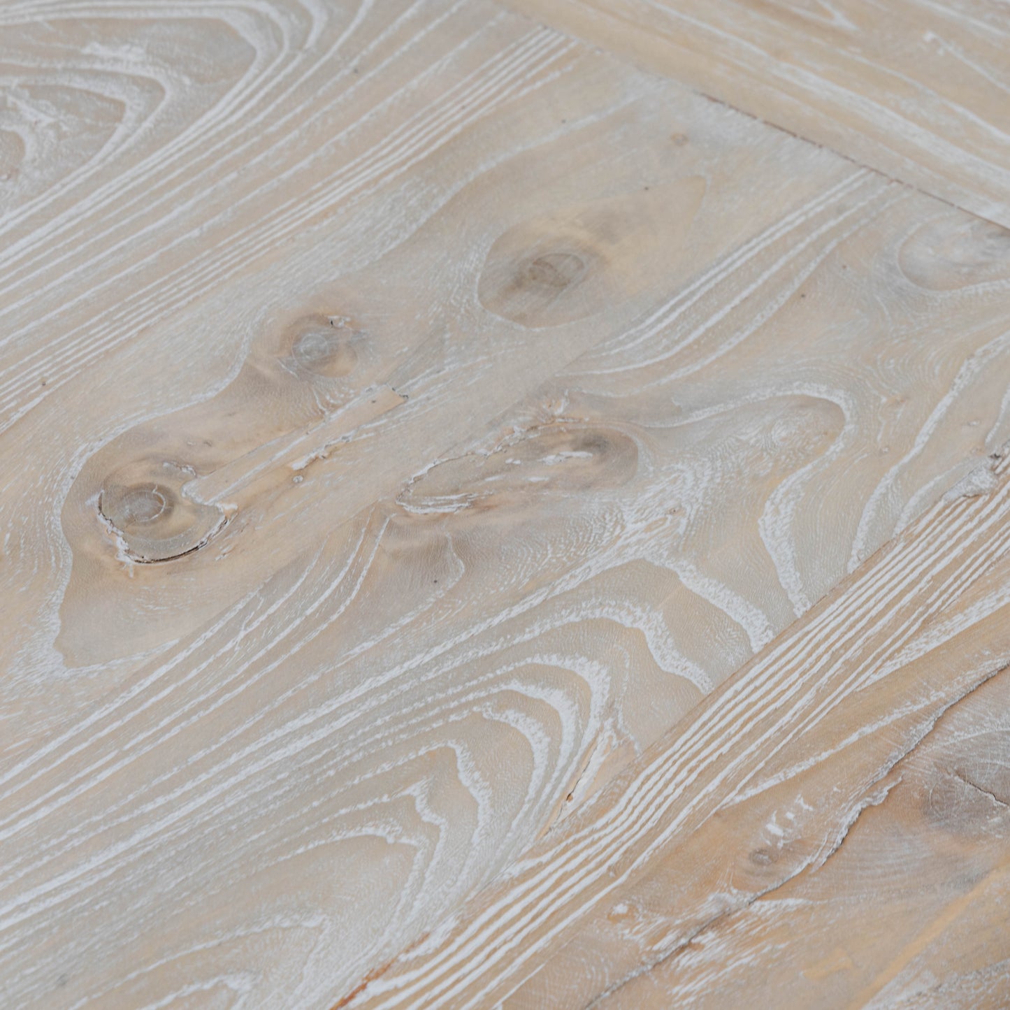 Dining Table 2.4m - Rustic White Washed