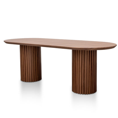 2.2m Dining Table - Walnut