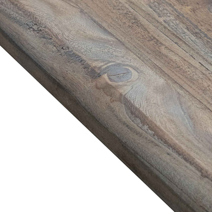3m Reclaimed Elm Dining Table - Rustic Natural